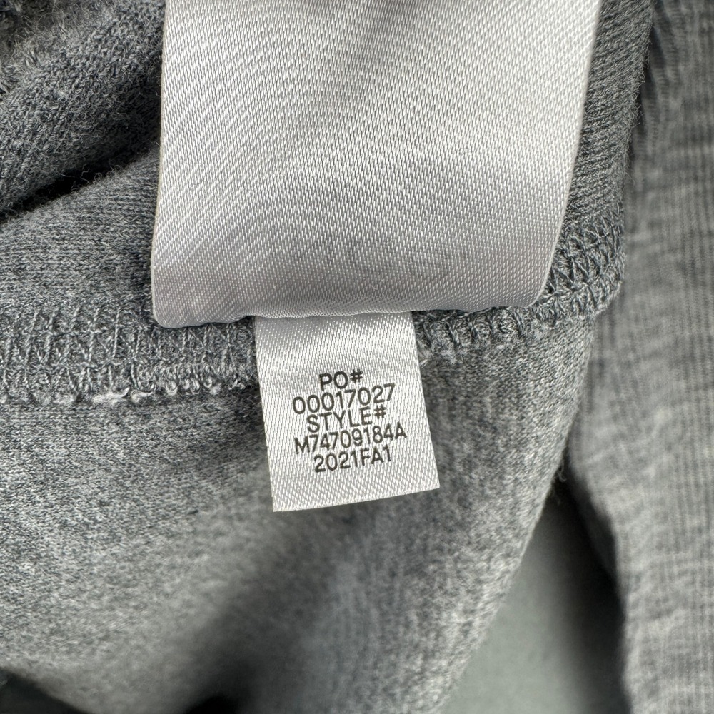 Vince Mens Gray Space Dye Waffle Knit Thermal Long Sleeve Crew Neck Shirt M - Picture 6 of 9